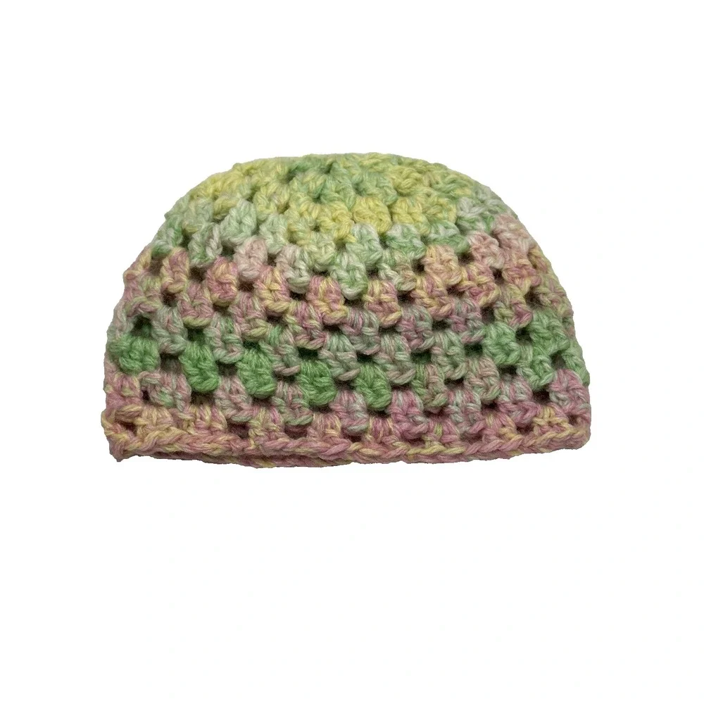newborn‎ baby hat NEW hand crocheted yarn